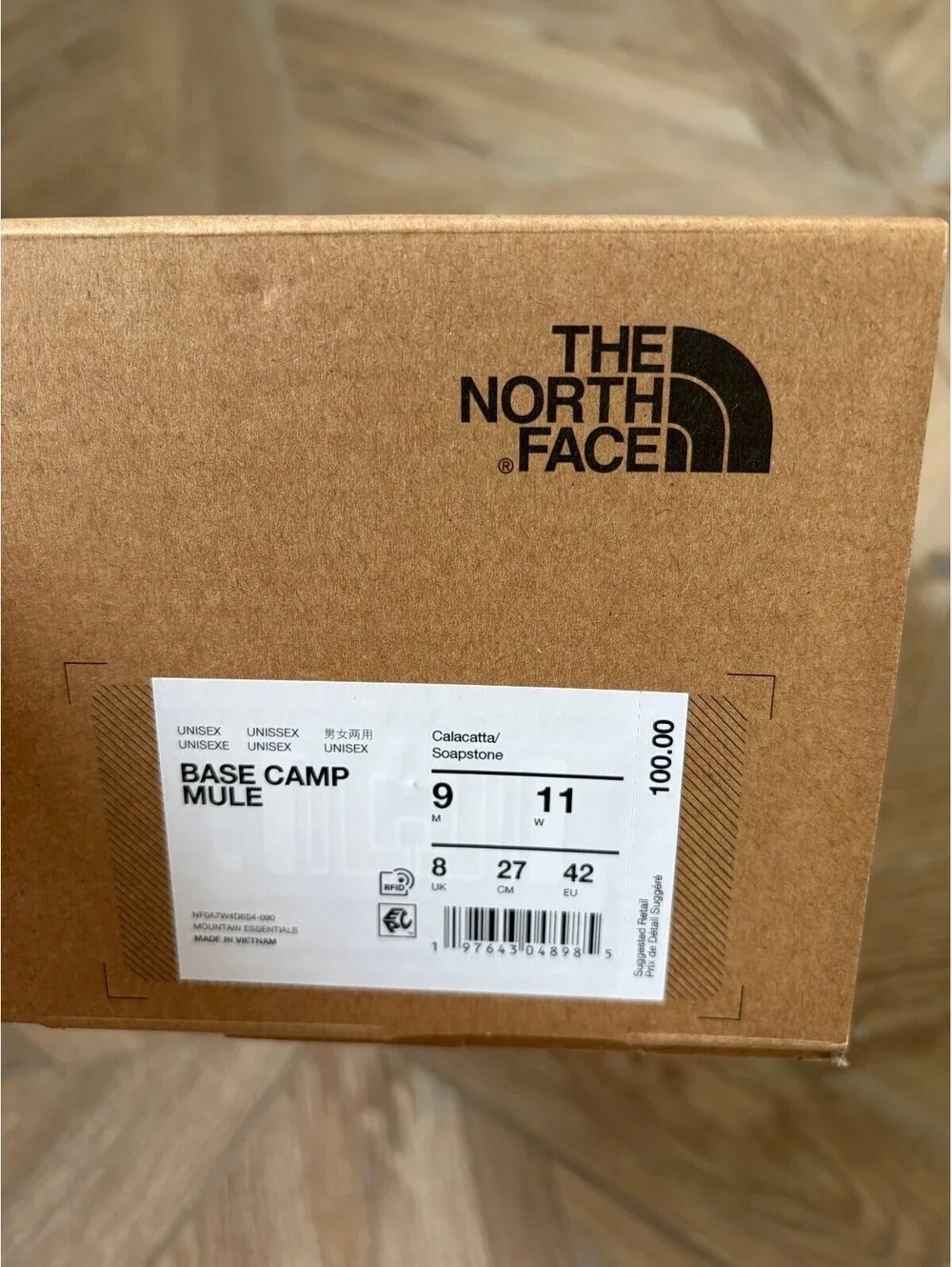 The North Face new box